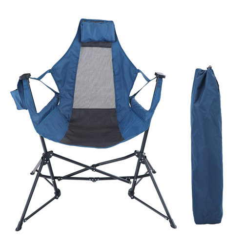 Arlmont & Co. Acrion Oversized Folding Portable Hammock Camping Chair